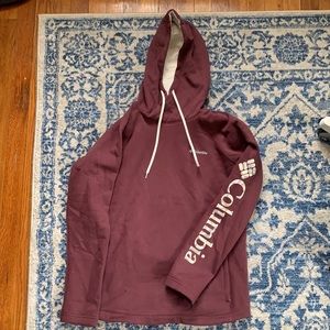 Maroon Columbia sweatshirt